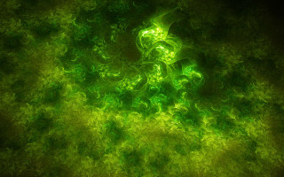 Green yellow swirl black background 3 - subsurface free wallpaper