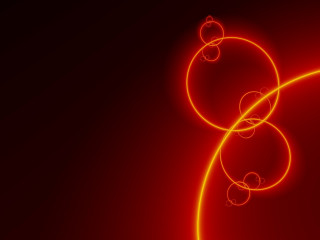 Red spiral circles mandelbrot generative - a red circle free wallpaper