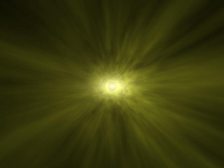 Bright green light dark sky - the surface free wallpaper