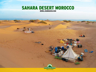 Sahara desert morocco tent people - les nabis free wallpaper for desktop