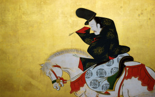 Man riding horse hat black 2 - a painting of a man riding free wallpaper