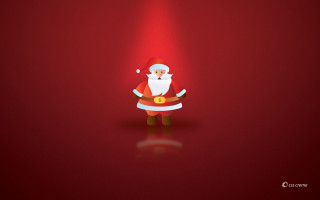 Santa claus red background spotlight - a spotlight free wallpaper
