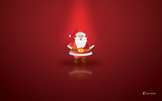 Santa clause red background spotlight 2 - a santa clause free wallpaper