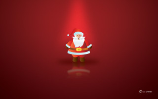 Santa clause red background spotlight 3 - a spotlight free wallpaper