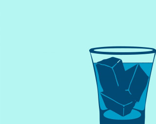 Ice water blue background blue - a blue border free wallpaper