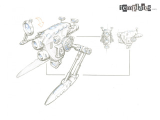 Plane drawing propeller wheel side - the other side free wallpaper for desktop