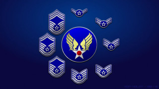 Blue white emblem star side - emblem free wallpaper