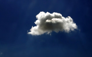 Cloud floating blue background white - free sky wallpaper