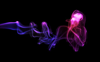 Smoke group air black background 3 - volumetric free wallpaper