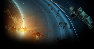 Space station debris background bright - a space station free wallpaper for desktop