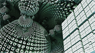 Large unique building windows design - window free wallpaper