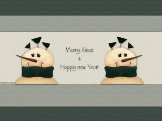 Cartoon characters happy new year - a couple of cartoon characters free wallpaper