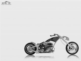 Motorcycle black white reflection floor - ed roth free wallpaper for desktop