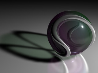 Purple green object shadow gray - the bottom free wallpaper