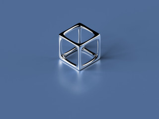 Ring square design blue background 4 - a ring free wallpaper for desktop