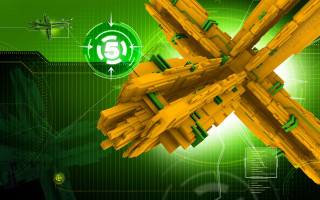 Green yellow abstract background design - abstract background free wallpaper