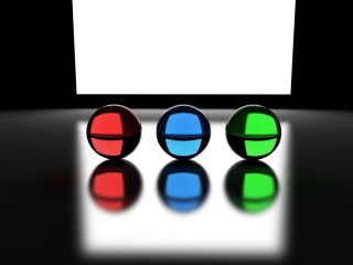 Three balls table white board - path free wallpaper