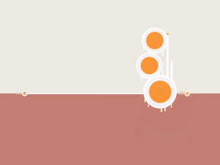 Traffic light orange dots white 4 - a traffic light free wallpaper