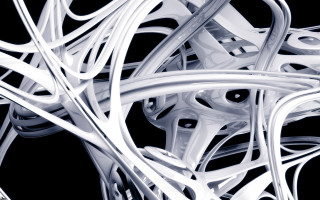 Black white wires pile ambient - photo of a bunch free wallpaper