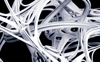 Black white wires pile ambient 3 - photo of a bunch free wallpaper