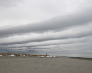 Kite beach cloudy sky lighthouse - a kite free wallpaper for desktop