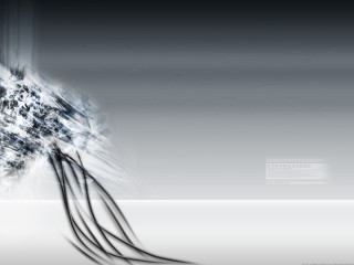Jellyfish black white water blurry 2 - biomechanical free wallpaper