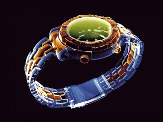 Watch green face chain dark - a watch free wallpaper