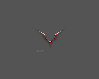 Red v logo gray black 2 - blood free wallpaper