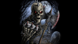 Skeleton knife scab head holding - head holding free wallpaper
