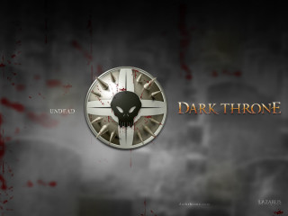 Dark throne skull cross logo 2 - free dark wallpaper