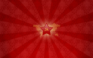 Red star hammer sickle symbol 3 - sick symbol free wallpaper