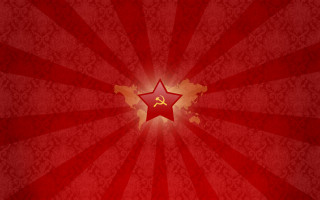Red star hammer sickles symbol - bourgeoi free wallpaper