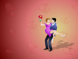 Man holding woman hearts red - the other hand free wallpaper