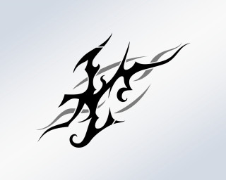 Black white tattoo design bird 2 - a tattoo free wallpaper for desktop