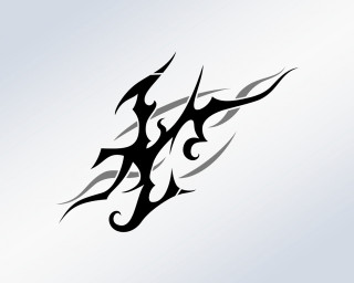 Black white tattoo design bird 3 - a tattoo free wallpaper for desktop