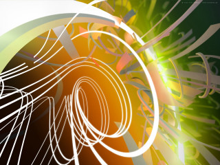 Colorful abstract spiral green yellow - a colorful abstract background free wallpaper