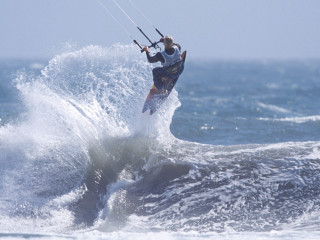 Man riding wave surfboard ocean 23 - free ship wallpaper for desktop