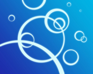 Blue bubbles background air bubbles - vector curve free wallpaper