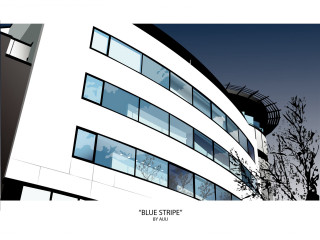 Spiral building tree sky background 2 - bridget riley free wallpaper for desktop