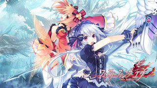 Anime characters ice snow demon - poster art free wallpaper for desktop