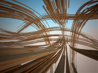 Sticks circle air sky background 2 - a sky background in the background free wallpaper