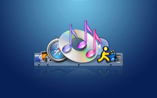 Music player cd note side - a musical note free wallpaper