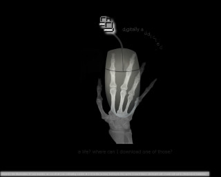 Skeleton hand computer mouse keyboard 3 - david firth free wallpaper for desktop