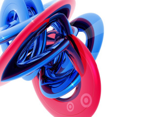 Red computer generated image of - elizabeth murray free wallpaper