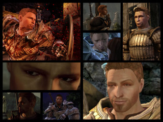 Video game characters expressions collage - character sheet free wallpaper