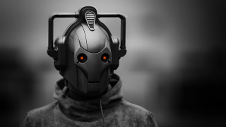Man robot mask headphones hoodie - headphone free wallpaper