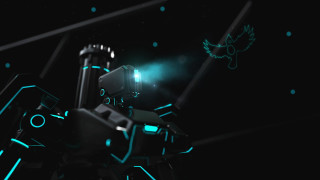 Futuristic robot glowing arm space - a futuristic robot free wallpaper