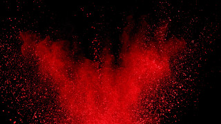 Red explosion night sky astronaut - anish kapoor free wallpaper for desktop