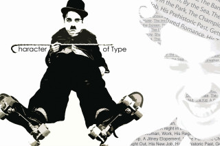 Man skateboard top hat coat - character free wallpaper