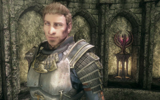 Man armor room vase plant - dark soul free wallpaper